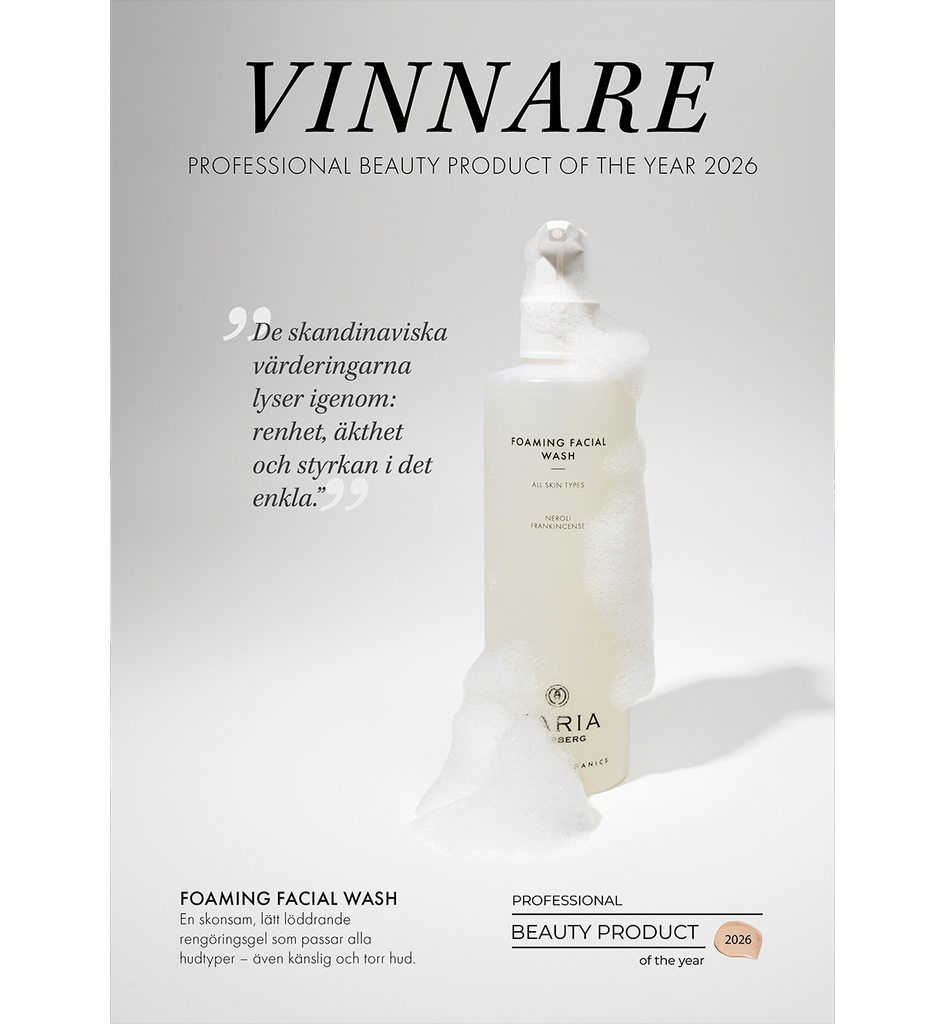 Poster – Award-Winning Foaming Facial Wash (A4)